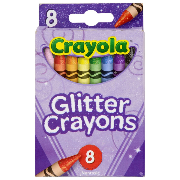 Crayola Glitter Crayon Boxes Same-Day Delivery Dollar Tree