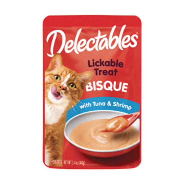 Hartz Tuna & Shrimp Delectables Bisque Lickable Cat Treat