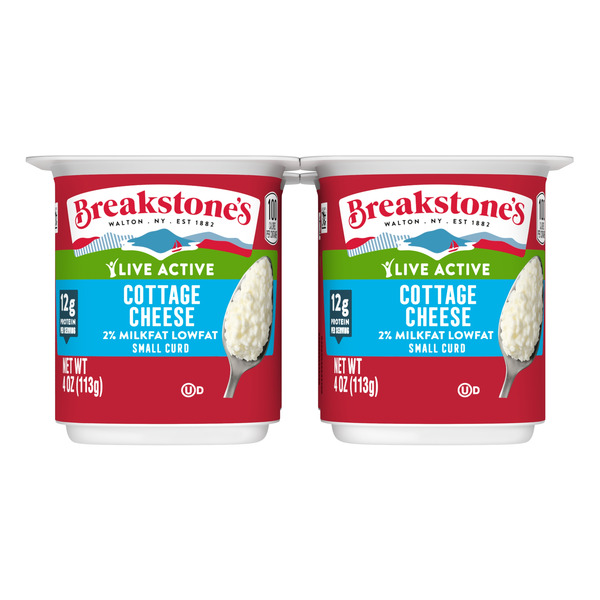 小物 niceness fats Breakstone's Live Active Low Fat Small Curd Cottage Cheese