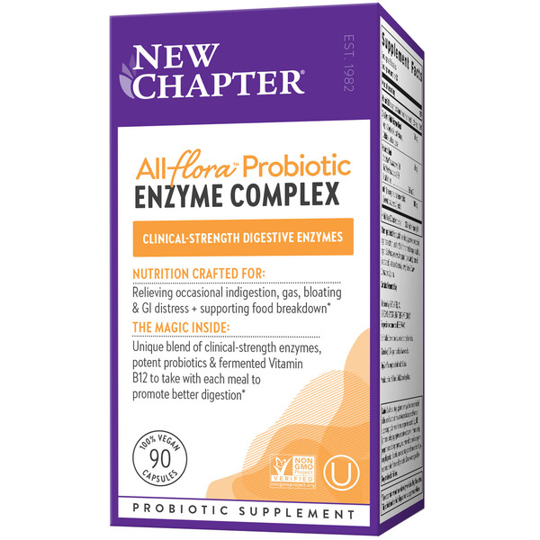 New Chapter All Flora, Enzyme Complex with Probiotics Same-Day