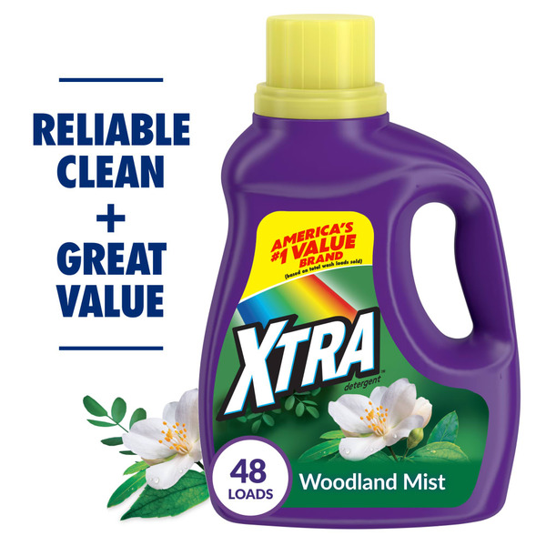 XTRA Woodland Mist Laundry Detergent Liquid Same-Day Delivery or