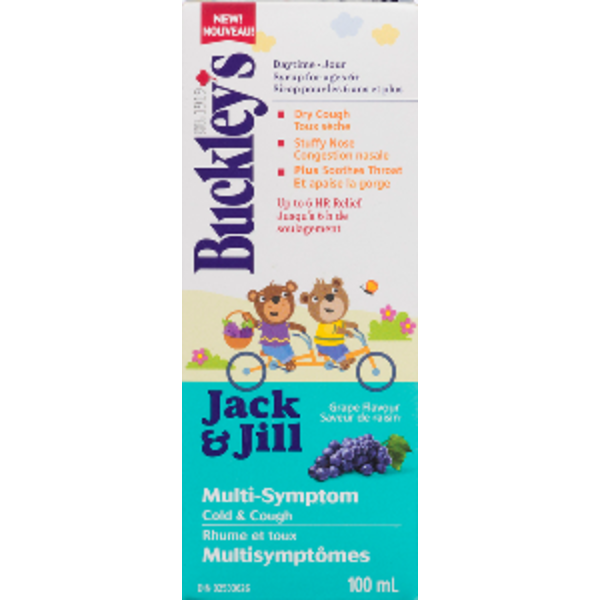 Buckley's Liquids Jack & Jill Multisymptom Cold & Cough Syrup Same-Day ...