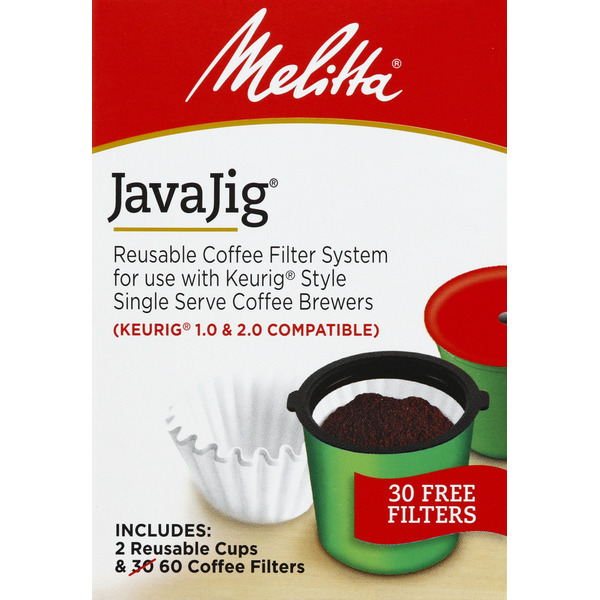 Melitta JavaJig Reusable K-Cups & Coffee Filters Same-Day Delivery or  Pickup | Coborn's Marketplace