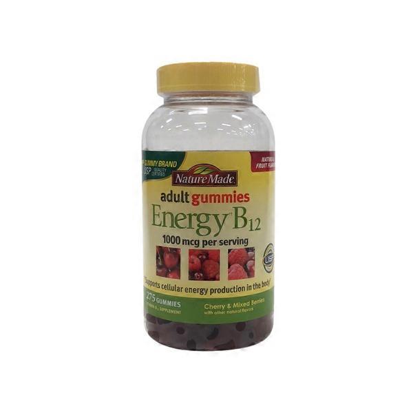 Nature Made Adult Gummies Energy B12 1000 Mcg Supports Cellular Energy