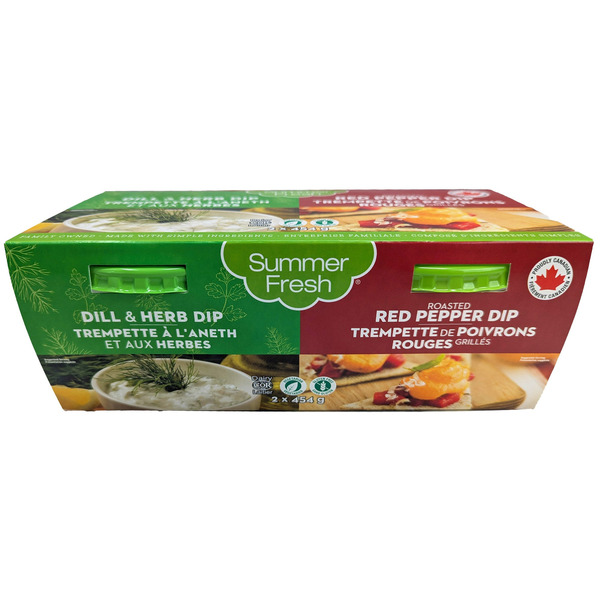 Summer Fresh Herb Dill & Red Pepper Dip 2 x 454 g