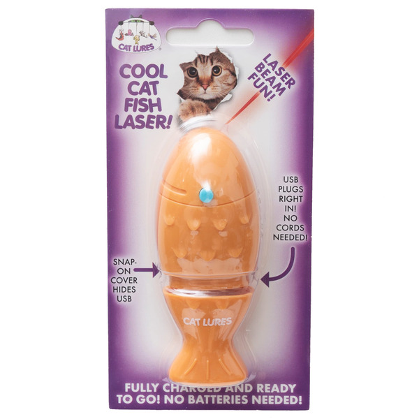 Cat Lures 3 in 1 USB Charged Cool Cat Laser Toy
