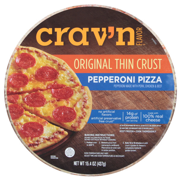 Crav'n Flavor Pizza, Pepperoni, Original Thin Crust Same-Day