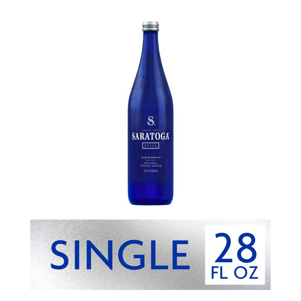Beverage House Liquor #27 SARATOGA Still Spring Water, Glass Water Bottle,  28 Oz Same-Day Delivery | Instacart