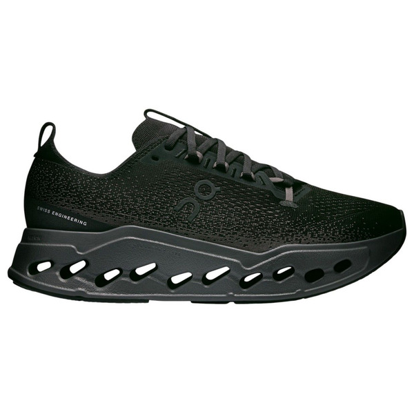 ON Men's Cloudsurfer Max Running Shoes, Size 11.5, Medium/D - Black/Eclipse