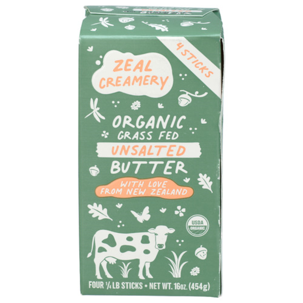 Zeal Creamery New Zealand Organic Grass Fed Pasture-Raised