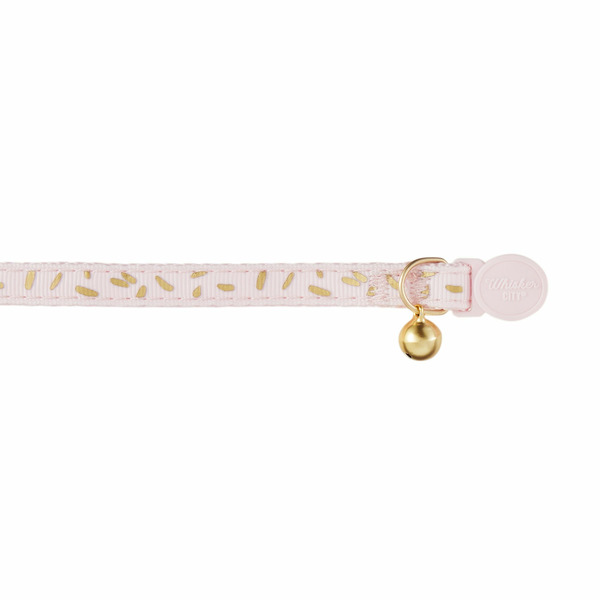 Whisker City Easy Release Cat Collar - Pink & Gold