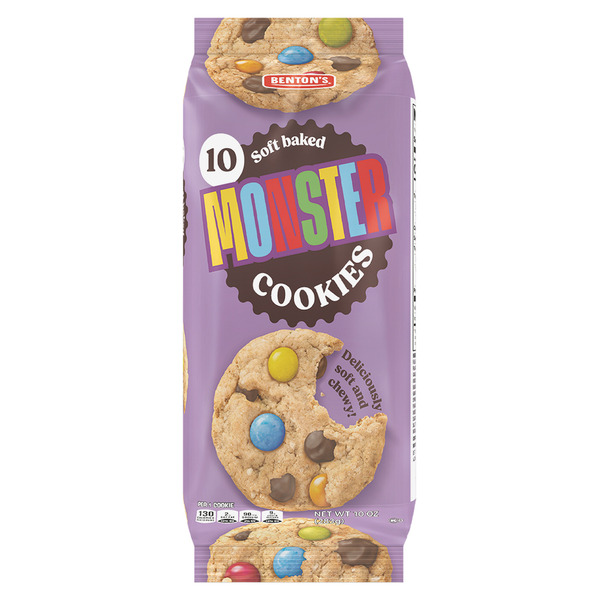 Benton's Soft Baked Monster Cookies - 10 Count Same-Day Delivery