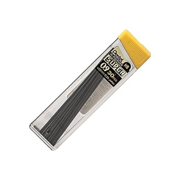 Pentel Refill Lead, Super Hi-Polymer, Thick (0.9 mm)