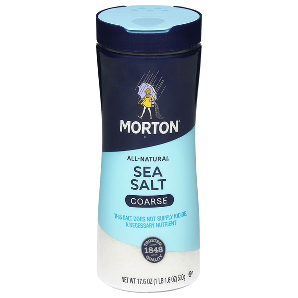 Morton All-Natural Coarse Sea Salt Same-Day Delivery or Pickup