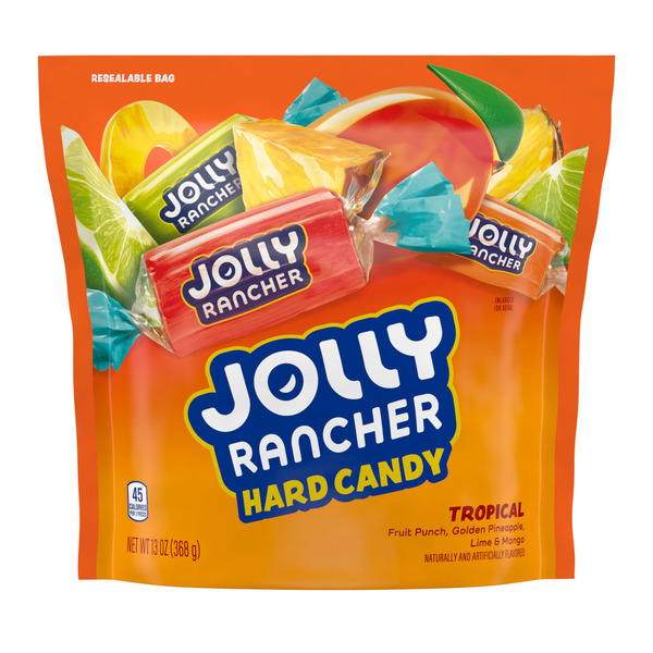 JOLLY RANCHER Assorted Tropical Fruit Flavored Hard Candy Bag, 13