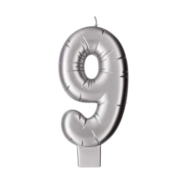 Makery Silver Number Candle