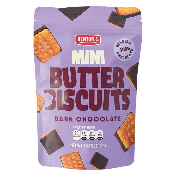 Benton's Dark Chocolate Mini Butter Biscuits