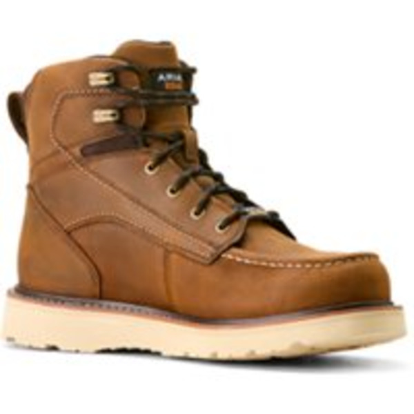 Ariat Men's Rebar Wedge Moc Toe Waterproof Work Boots, Size 8.5
