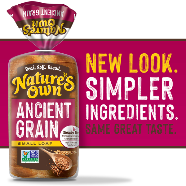 Nature's Own Ancient Grain, Small Loaf Size, Sliced Bread