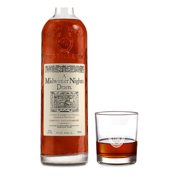 High West A Midwinter Night's Dram Aged Rye Whiskey Same-Day