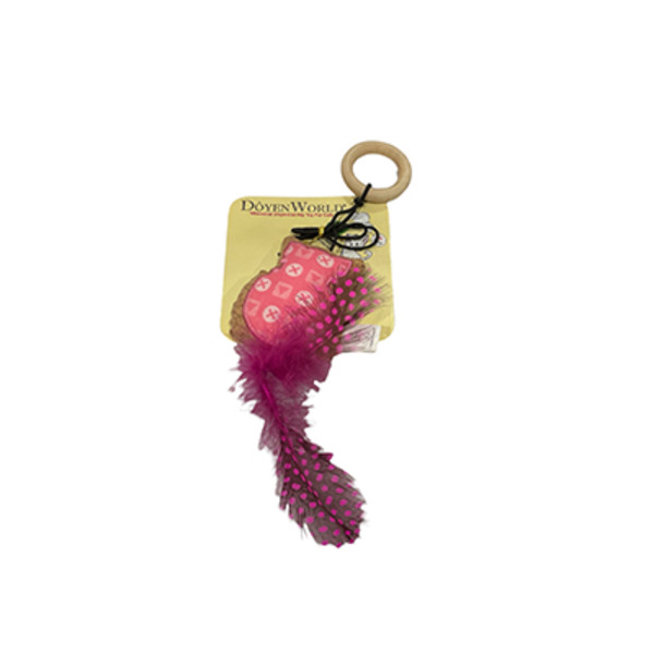 Doyen Cat Ring Feather Cat Toy - Pink