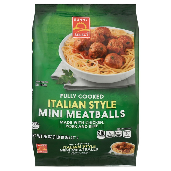 Sunny Select Meatballs, Mini, Italian Style Same-Day Delivery or