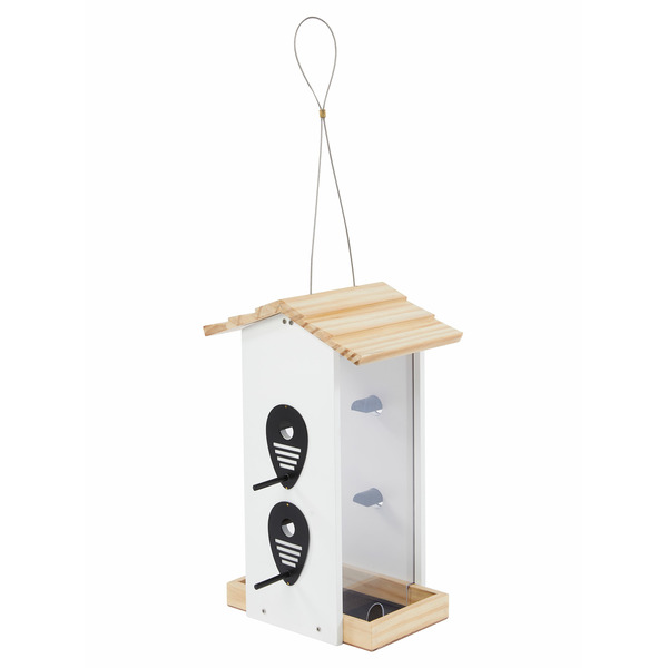 All Living Things Wild Bird Feeder - White & Black