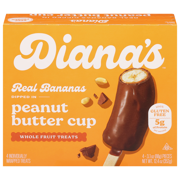 Diana's Gluten Free Peanut Butter and Milk Chocolate Frozen Fresh