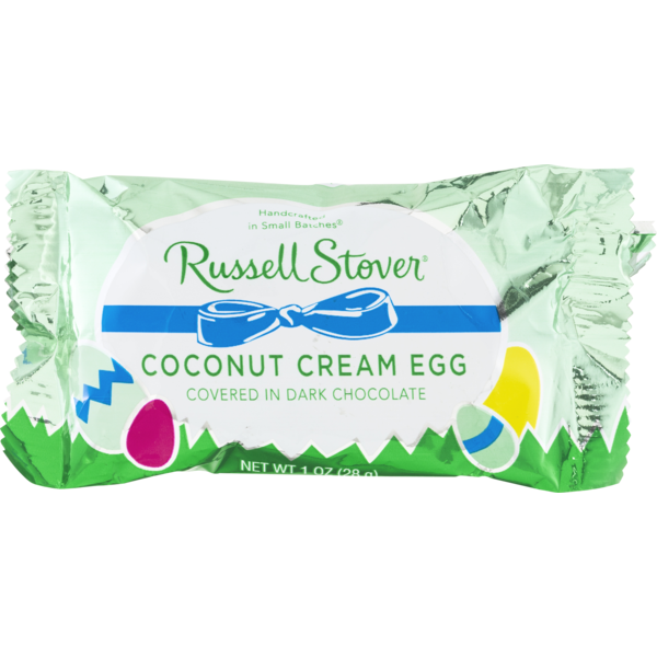Russell Stover Coconut Cream Egg in Dark Chocolate (1 oz) Instacart