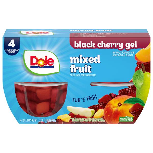 Dole Black Cherry Mixed Fruit in Gel Same-Day Delivery | Fiesta Mart
