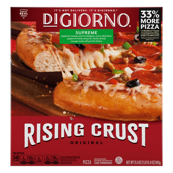 DiGiorno Original Rising Crust Frozen Pizza Supreme Same-Day