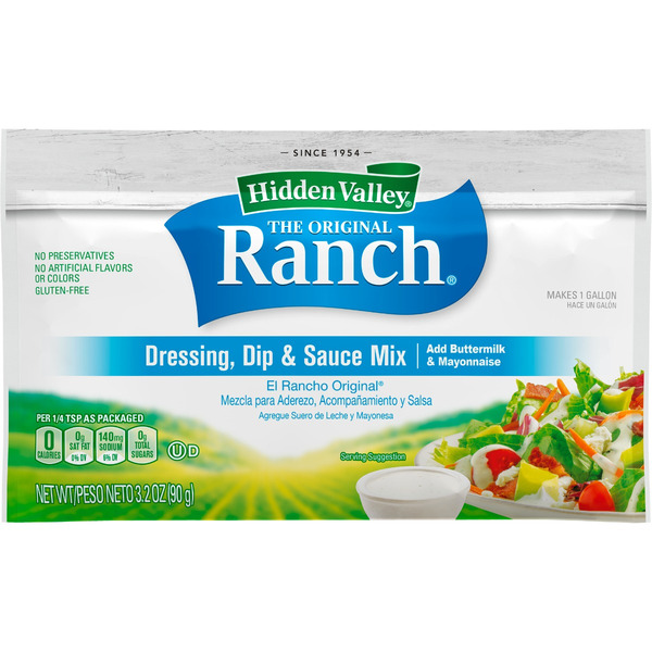 Hidden Valley Original Ranch Dressing Dip & Sauce Mix, 3.2 Ounce Packet (21004) Delivery or Pickup | Restaurant Depot Hidden Valley Original Ranch Dressing Dip & Sauce Mix, 3.2 Ounce Packet (21004) Delivery or Pickup | Restaurant Depot
