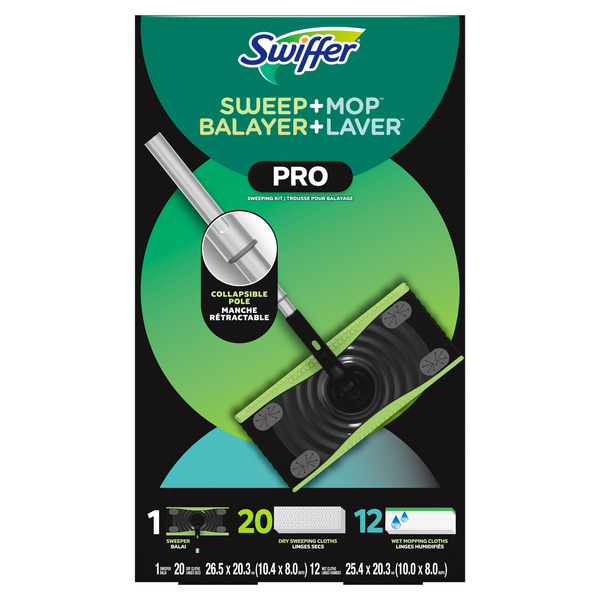 Swiffer Pro Sweep + Mop Starter Kit