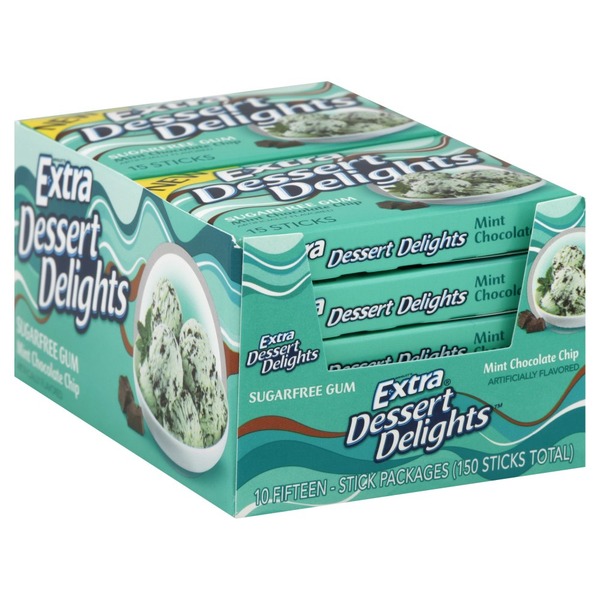 Extra Gum, Sugarfree, Mint Chocolate Chip (10 each) Instacart
