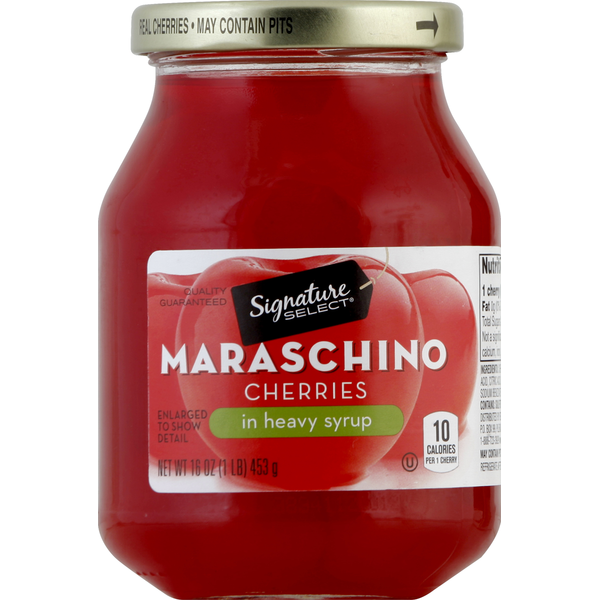 Signature SELECT Maraschino Cherries, in Heavy Syrup