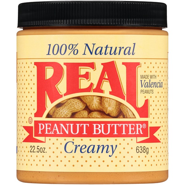 Real Peanut Butter 100 Natural Creamy Refrigerated Peanut Butter (22.5