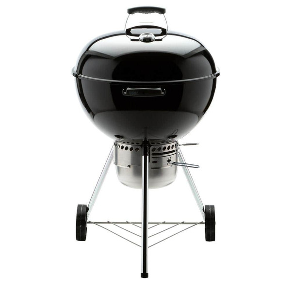 Weber Original Kettle Premium 22 In. Charcoal Grill In Black With Built-in Thermometer