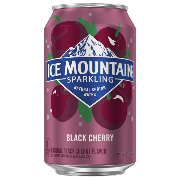 Ice Mountain Black Cherry Sparkling Water (12 oz) Instacart