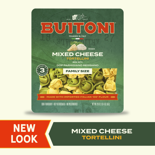 Buitoni Mixed Cheese Tortellini Family Size Refrigerated Pasta