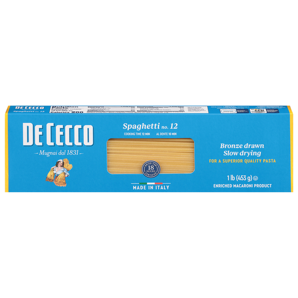 De Cecco Spaghetti, No.12, Bronze Drawn Same-Day Delivery or