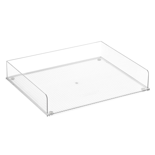 Everything Organizer Stackable Landscape Letter Tray - Clear