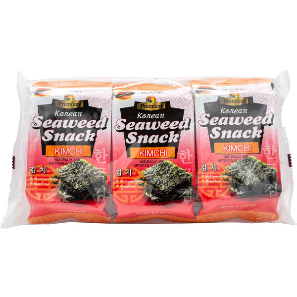 Basket Korean Seaweed Snack Kimchi