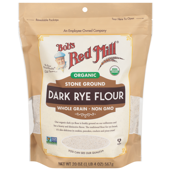 Bob's Red Mill Dark Rye Flour, Organic Same-Day Delivery or Pickup