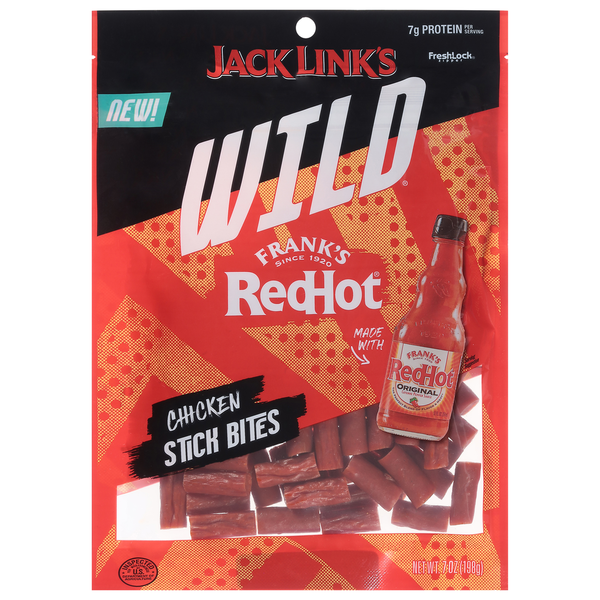 Jack Link's Frank's RedHot Chicken Stick Bites Same-Day Delivery