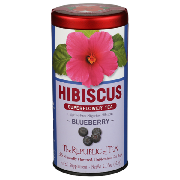 The Republic Of Tea Blueberry Hibiscus Superflower Tea