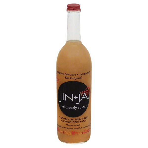 Jin + Ja Drink, Original, Fresh Ginger + Cayenne, Vegan, Gluten Free