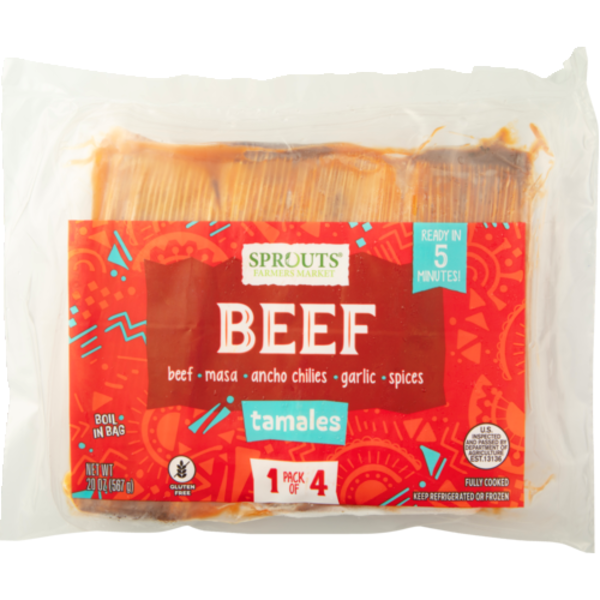 Sprouts Beef Tamales