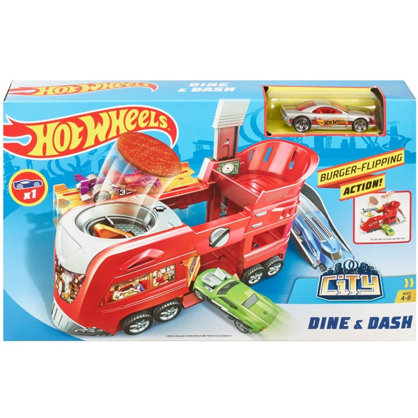Hot Wheels Turbo Jet Car Wash Playset Same-Day Delivery Family