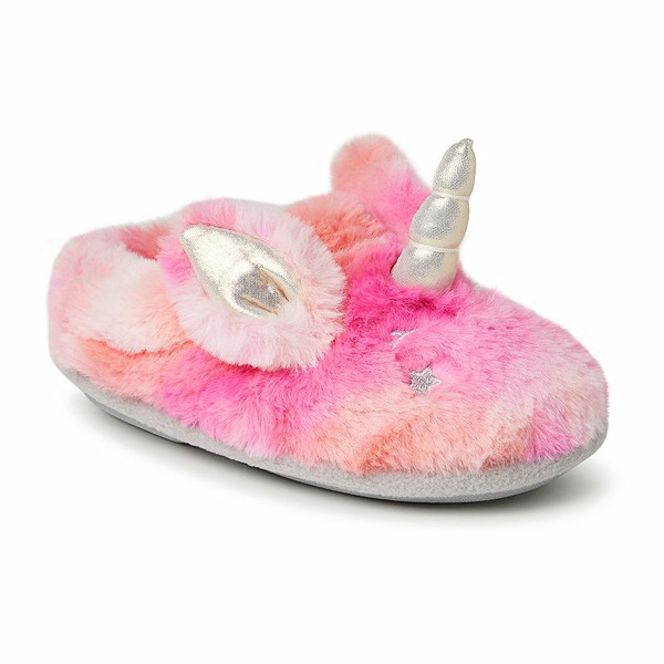 Dearfoams Unicorn Kids' Clogs, Boy's, Size: 4-5, White