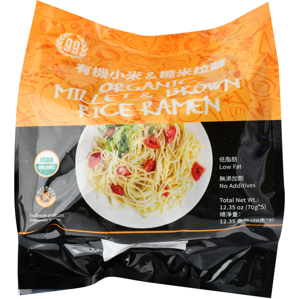 99 Ranch Market Organic Millet & Brown Rice Ramen